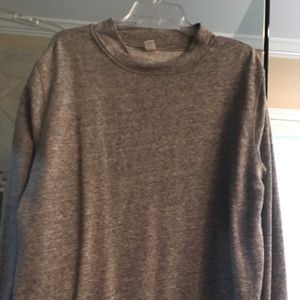 Old navy grey turtle neck sweatshirt.